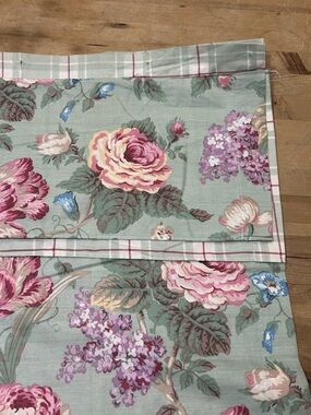 Vintage Laura Ashley Floral Shower Curtain